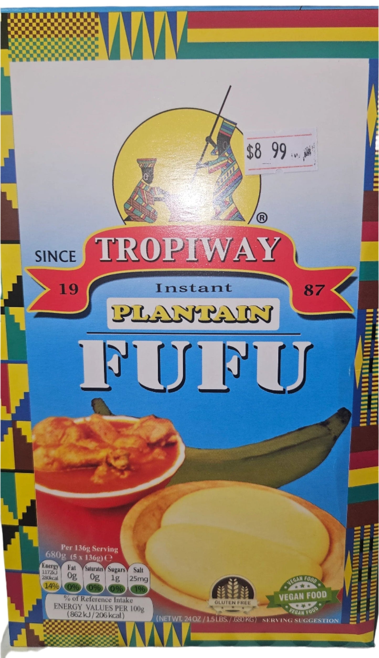 Plantain fufu