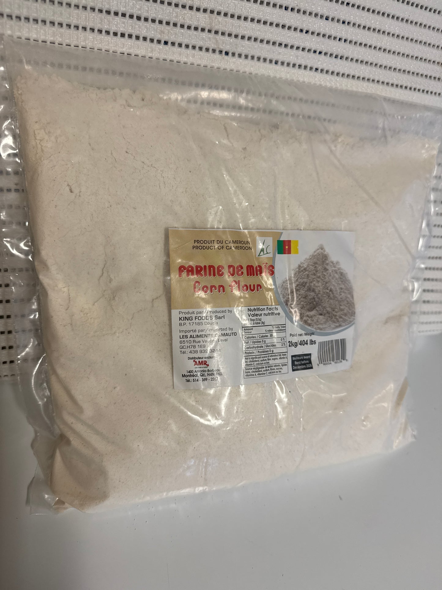 Farine de maïs(Cameroun)