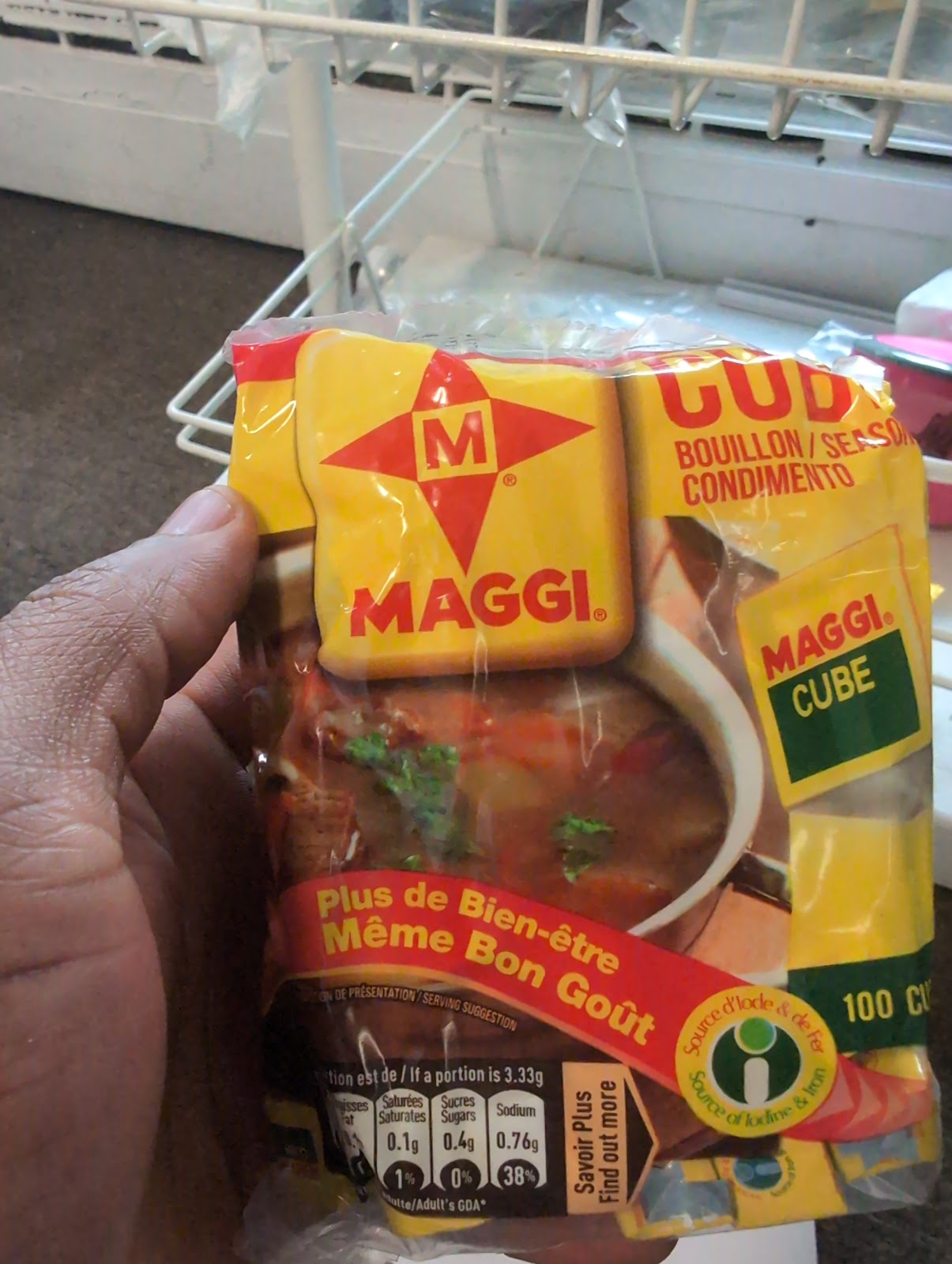 Maggi cube(étoile, crevette, poulet) - Format: Paquet